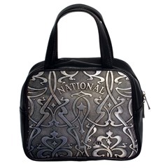 Art Nouveau Silver Classic Handbags (2 Sides) by NouveauDesign