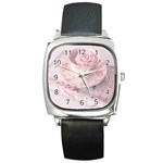 shabby chic high tea Square Metal Watch Front