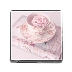 Shabby Chic High Tea Memory Card Reader (square) by NouveauDesign