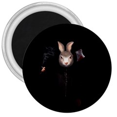 Evil Rabbit 3  Magnets