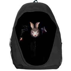 Evil Rabbit Backpack Bag by Valentinaart