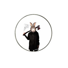 Evil Rabbit Hat Clip Ball Marker (10 Pack) by Valentinaart