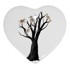 Dead Tree  Ornament (heart)