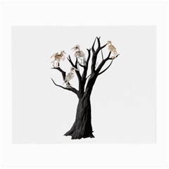 Dead Tree  Small Glasses Cloth (2-side) by Valentinaart