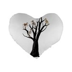 Dead tree  Standard 16  Premium Heart Shape Cushions Front