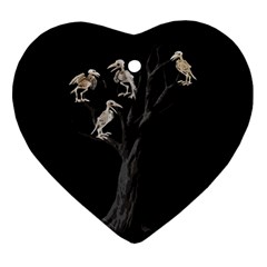 Dead Tree  Ornament (heart) by Valentinaart