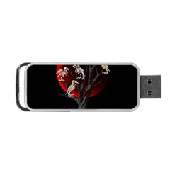 Dead Tree  Portable Usb Flash (one Side) by Valentinaart