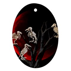 Dead Tree  Ornament (oval) by Valentinaart