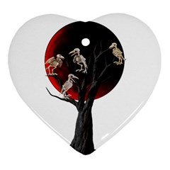 Dead Tree  Ornament (heart) by Valentinaart