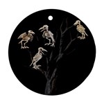 Dead tree  Round Ornament (Two Sides) Front