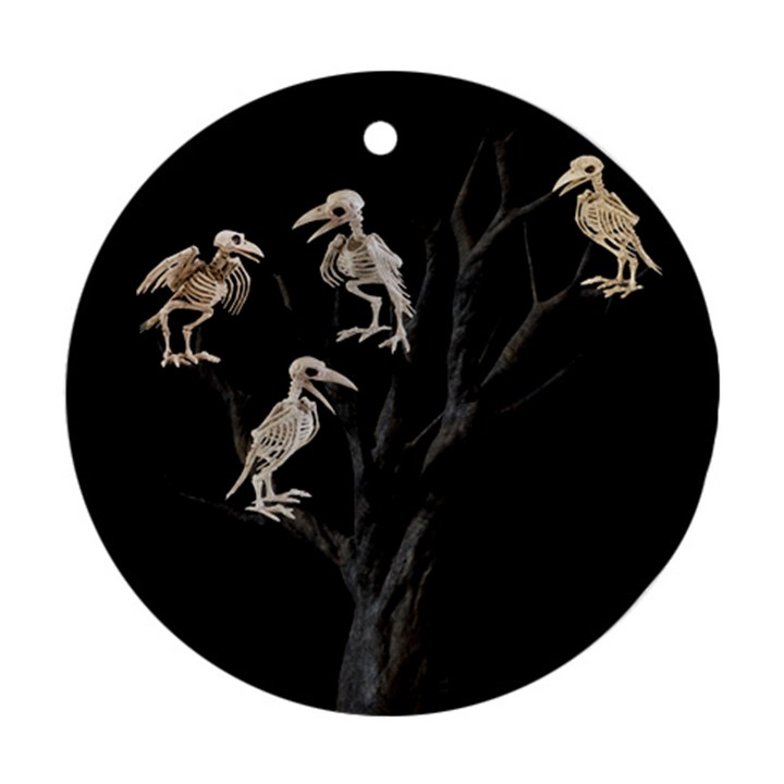 Dead tree  Round Ornament (Two Sides)