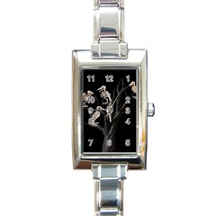 Dead Tree  Rectangle Italian Charm Watch by Valentinaart