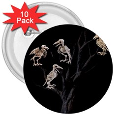 Dead Tree  3  Buttons (10 Pack)  by Valentinaart