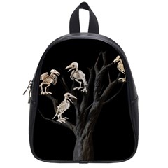 Dead Tree  School Bag (small) by Valentinaart