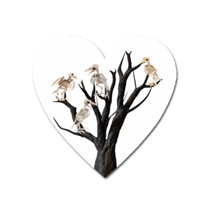 Dead tree  Heart Magnet