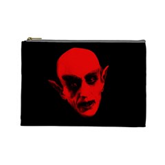 Dracula Cosmetic Bag (large)  by Valentinaart