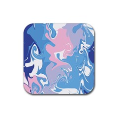 Abstract Marble 10 Rubber Coaster (Square) 