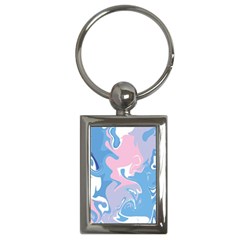 Abstract Marble 10 Key Chains (Rectangle) 