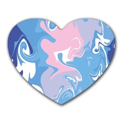 Abstract Marble 10 Heart Mousepads