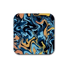 Abstract Marble 18 Rubber Coaster (Square) 