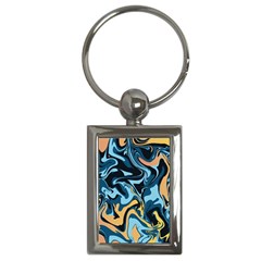 Abstract Marble 18 Key Chains (Rectangle) 