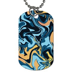 Abstract Marble 18 Dog Tag (One Side)