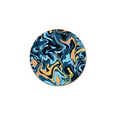Abstract Marble 18 Golf Ball Marker