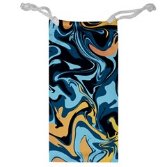 Abstract Marble 18 Jewelry Bag