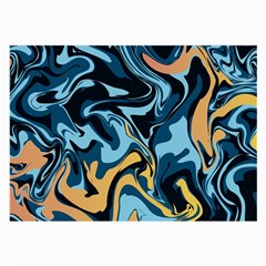 Abstract Marble 18 Large Glasses Cloth