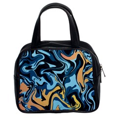 Abstract Marble 18 Classic Handbags (2 Sides)