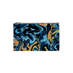 Abstract Marble 18 Cosmetic Bag (Small) 