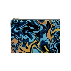 Abstract Marble 18 Cosmetic Bag (Medium) 