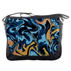 Abstract Marble 18 Messenger Bags