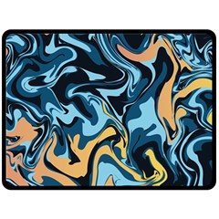 Abstract Marble 18 Double Sided Fleece Blanket (Large) 