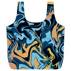 Abstract Marble 18 Full Print Recycle Bags (L) 