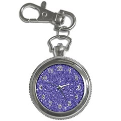 New Sparkling Glitter Print E Key Chain Watches