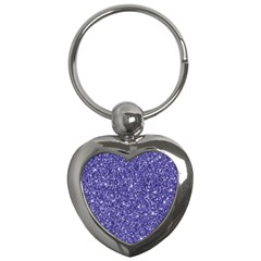 New Sparkling Glitter Print E Key Chains (Heart) 