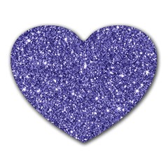 New Sparkling Glitter Print E Heart Mousepads