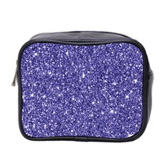 New Sparkling Glitter Print E Mini Toiletries Bag 2-Side