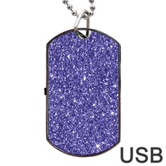 New Sparkling Glitter Print E Dog Tag USB Flash (Two Sides)