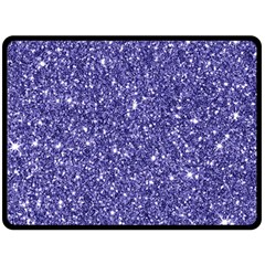 New Sparkling Glitter Print E Double Sided Fleece Blanket (Large) 