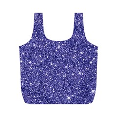 New Sparkling Glitter Print E Full Print Recycle Bags (M) 