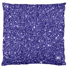 New Sparkling Glitter Print E Large Flano Cushion Case (Two Sides)