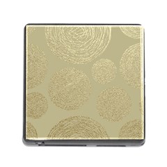 Modern, Gold,polka Dots, Metallic,elegant,chic,hand Painted, Beautiful,contemporary,deocrative,decor Memory Card Reader (square)