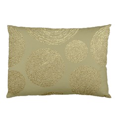 Modern, Gold,polka Dots, Metallic,elegant,chic,hand Painted, Beautiful,contemporary,deocrative,decor Pillow Case (two Sides)