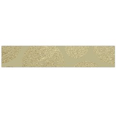 Modern, Gold,polka Dots, Metallic,elegant,chic,hand Painted, Beautiful,contemporary,deocrative,decor Flano Scarf (large)