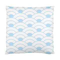 Blue,white,shell,pattern Standard Cushion Case (two Sides) by NouveauDesign