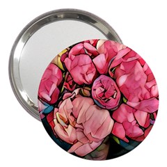 Beautiful Peonies 3  Handbag Mirrors by NouveauDesign