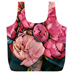 Beautiful Peonies Full Print Recycle Bags (l)  by NouveauDesign