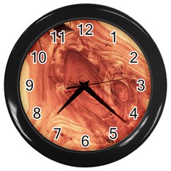 Fantastic Wood Grain 917b Wall Clocks (Black)